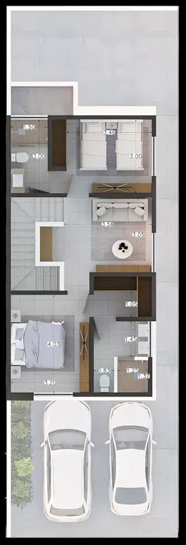 Upper-floor layout