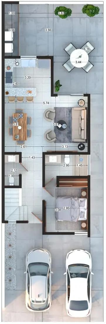Ground-floor layout