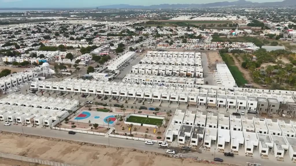San Rafael development, aerial view. FH Inmobiliaria