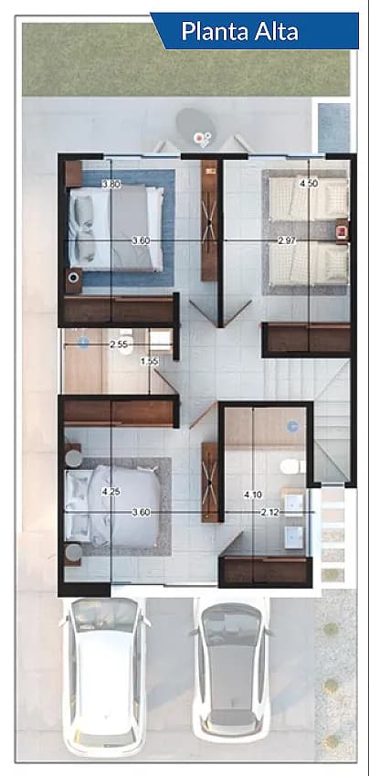 Upper-floor spaces