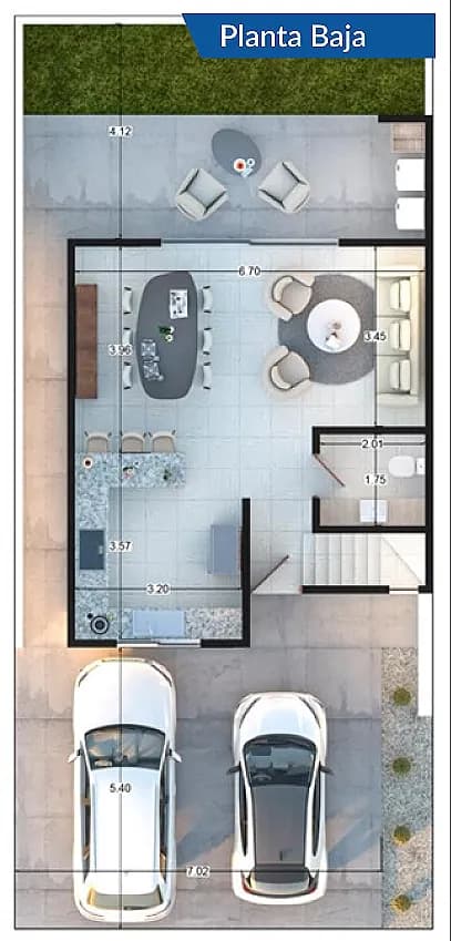 Ground-floor spaces